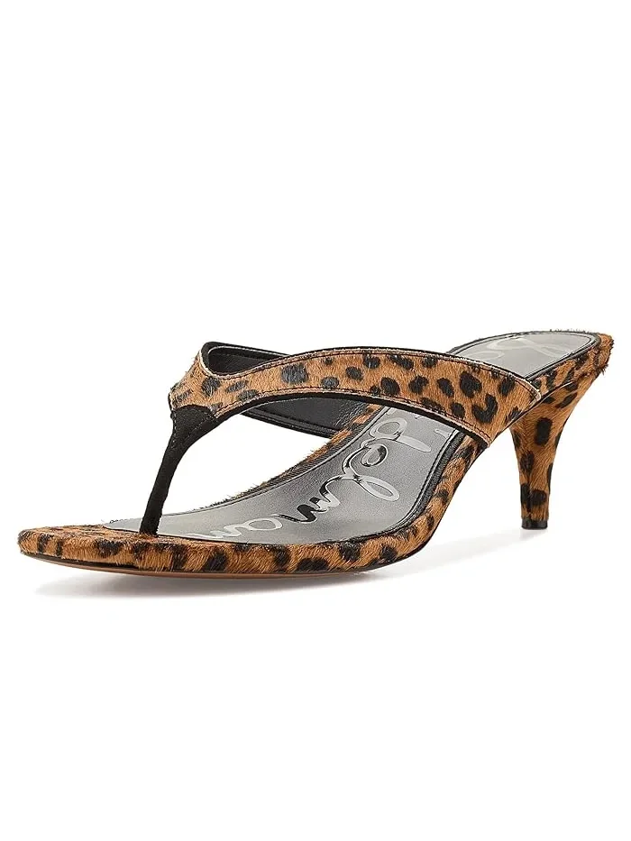 Босоножки на каблуке Amie Sam Edelman — изображение 1 из 4, бежевый