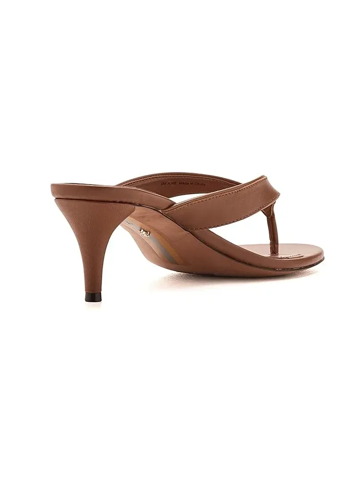 Босоножки на каблуке Amie Sam Edelman — изображение 3 из 4, насыщенный коньячный
