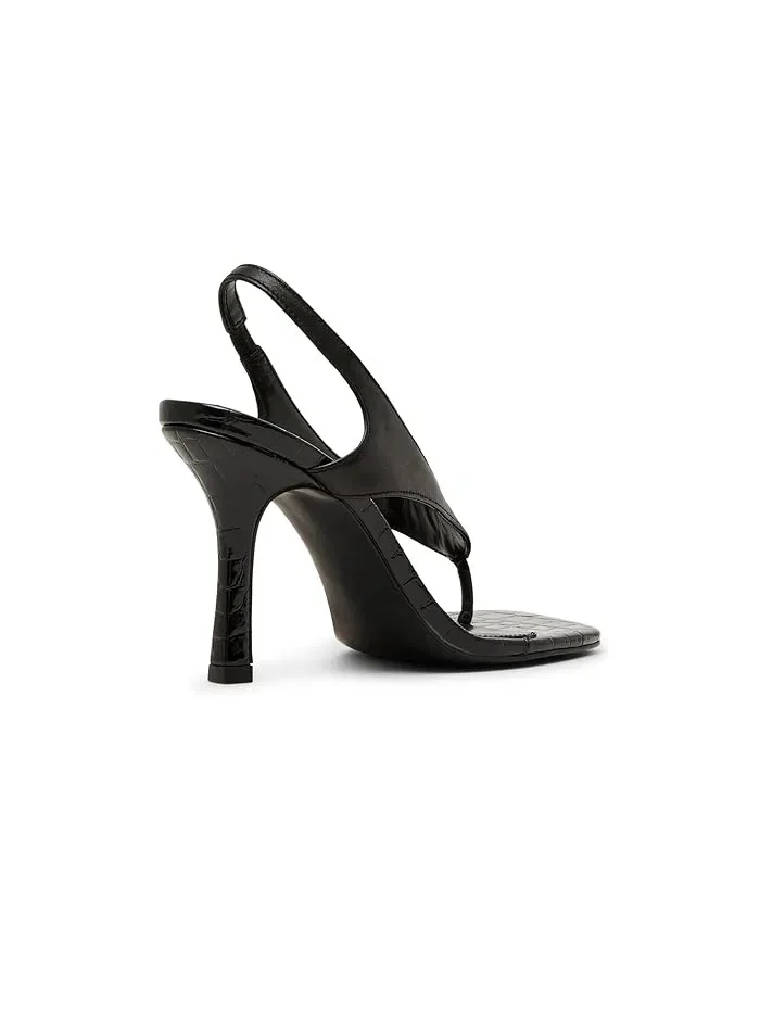 Туфли с каблуком-шпилькой квадратный носок Improv Steve Madden — изображение 3 из 4, черный