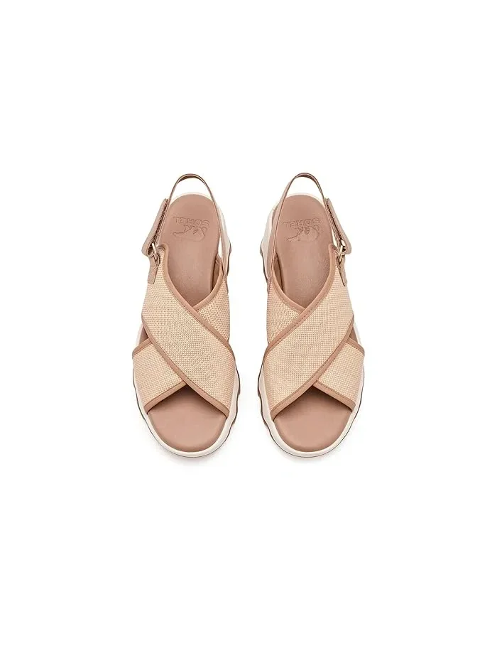 Босоножки на каблуке Kinetic Aura Slingback Txt SOREL — изображение 2 из 4, бежевый