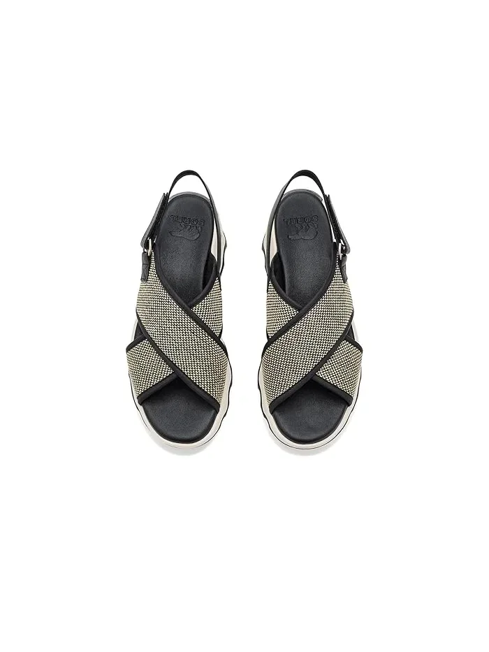 Босоножки на каблуке Kinetic Aura Slingback Txt SOREL — изображение 2 из 4, черный