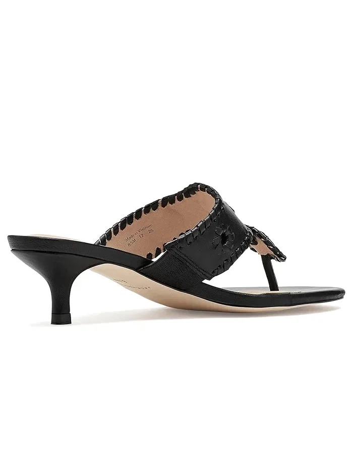 Босоножки с каблуком Jacks Kitten Heel Jack Rogers — изображение 3 из 4, черный