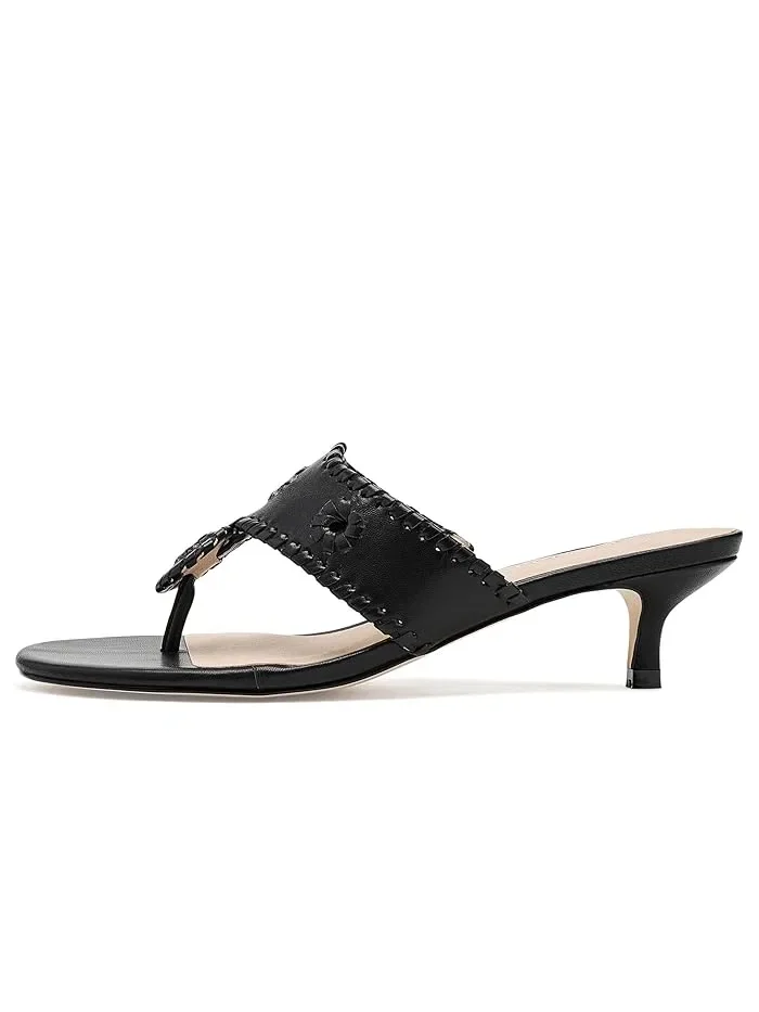 Босоножки с каблуком Jacks Kitten Heel Jack Rogers — изображение 4 из 4, черный
