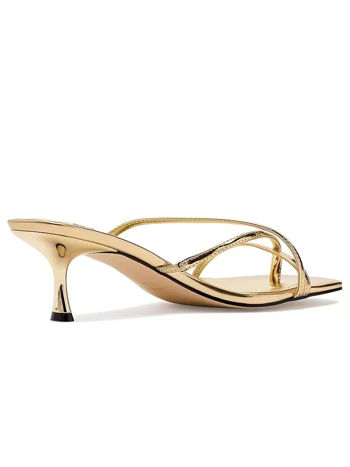 Туфли на каблуке Anirey Nine West — изображение 3 из 4, золотистый металлик