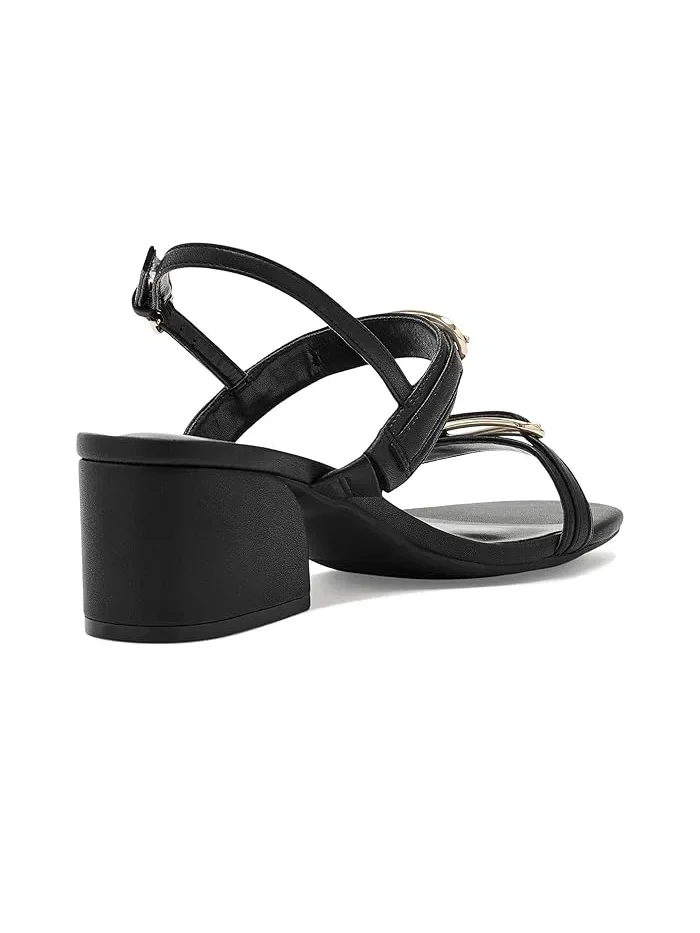 Босоножки на каблуке Merida Anne Klein — изображение 3 из 4, черный