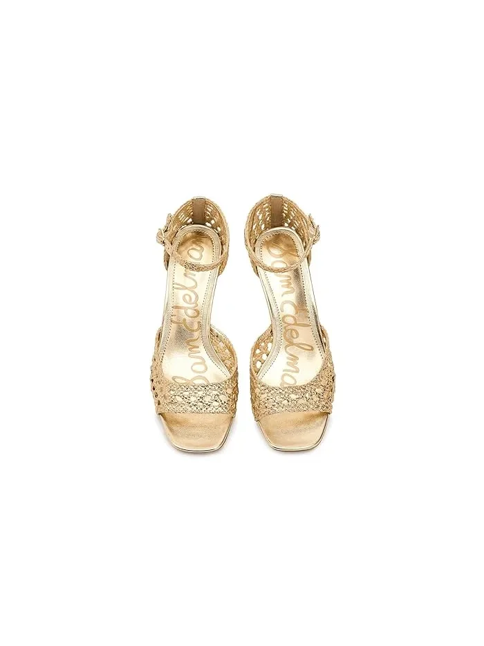Туфли на каблуке Peyton Sam Edelman — изображение 2 из 4, золотистый