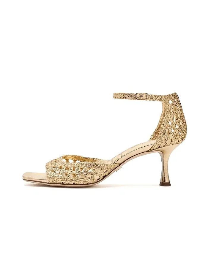 Туфли на каблуке Peyton Sam Edelman — изображение 4 из 4, золотистый