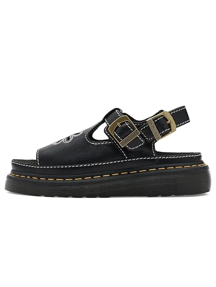 Босоножки на каблуке с цветочным вырезом Dunnet Flower Dr. Martens — изображение 4 из 4, черный