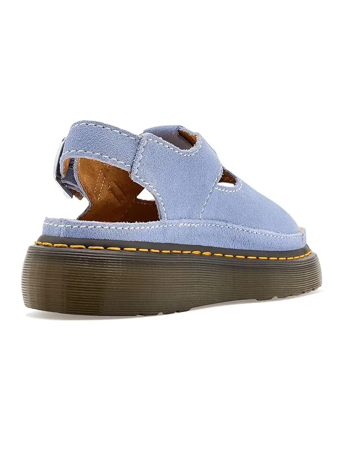 Босоножки на каблуке с цветочным вырезом Dunnet Flower Dr. Martens — изображение 3 из 4, синий