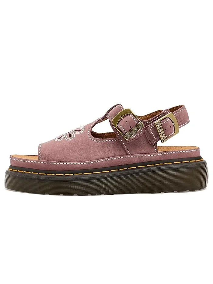 Босоножки на каблуке с цветочным вырезом Dunnet Flower Dr. Martens — изображение 4 из 4, розовый