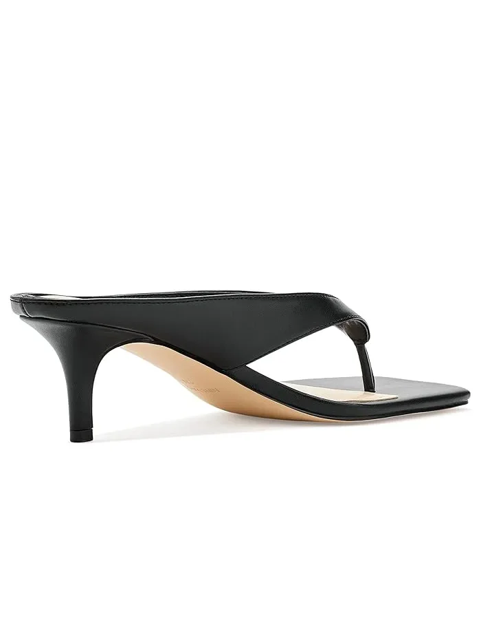 Туфли на каблуке с квадратным носком Olanna Nine West — изображение 3 из 4, черный