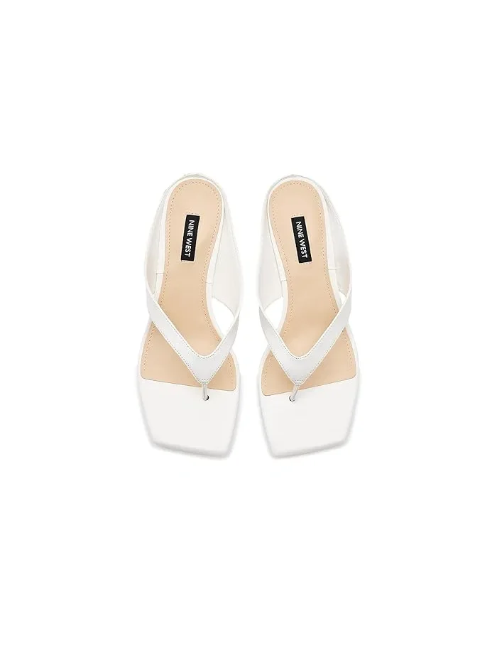 Босоножки на каблуке Olanna Nine West — изображение 2 из 4, белый