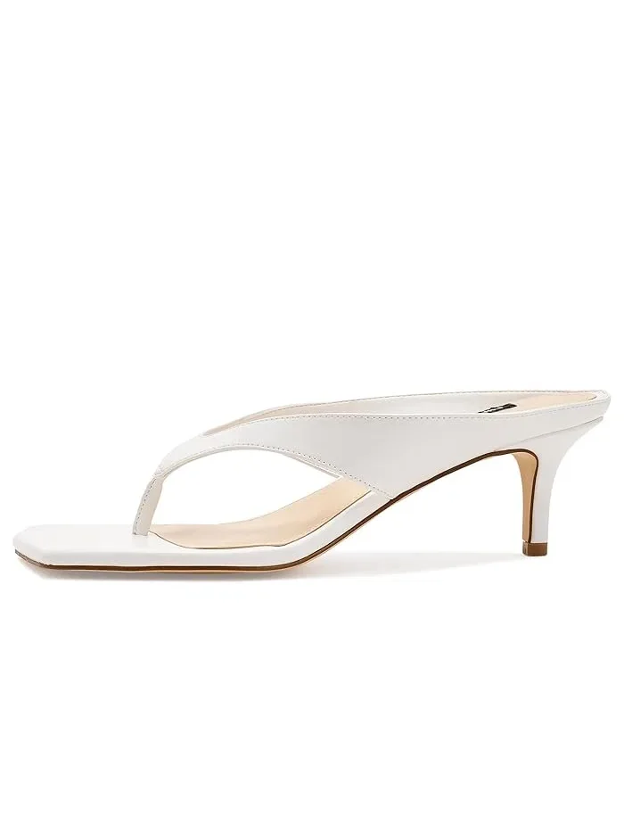 Босоножки на каблуке Olanna Nine West — изображение 4 из 4, белый