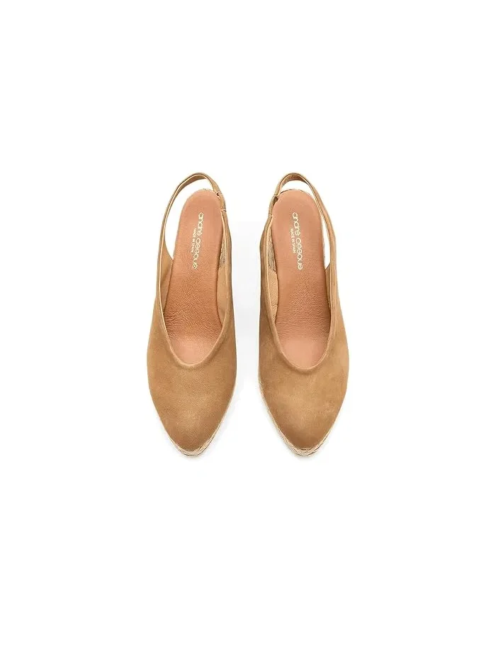 Туфли-танкетки Pamala Andre Assous, Cuero Suede — изображение 2 из 4, кожа