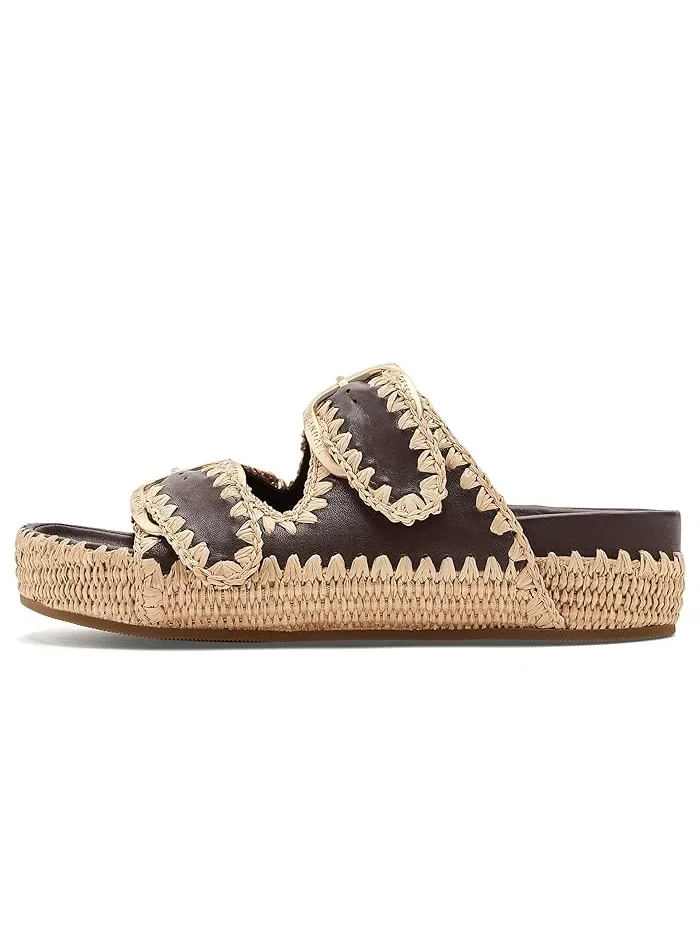 Босоножки Loeffler Randall Nico Two-Band — изображение 4 из 4, шоколадный