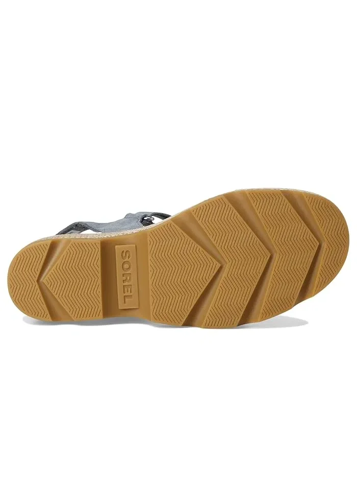 Босоножки на платформе Joanie Iv Y Strap Wedge SOREL — изображение 3 из 4, серый