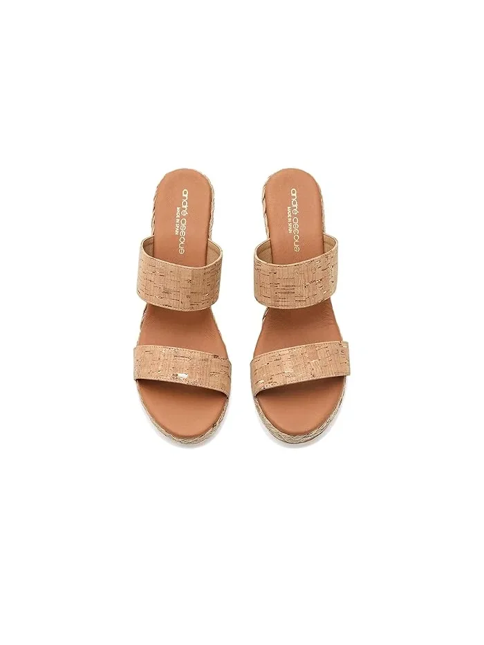 Босоножки на каблуке Nolita Cork Andre Assous — изображение 2 из 4, прозрачный