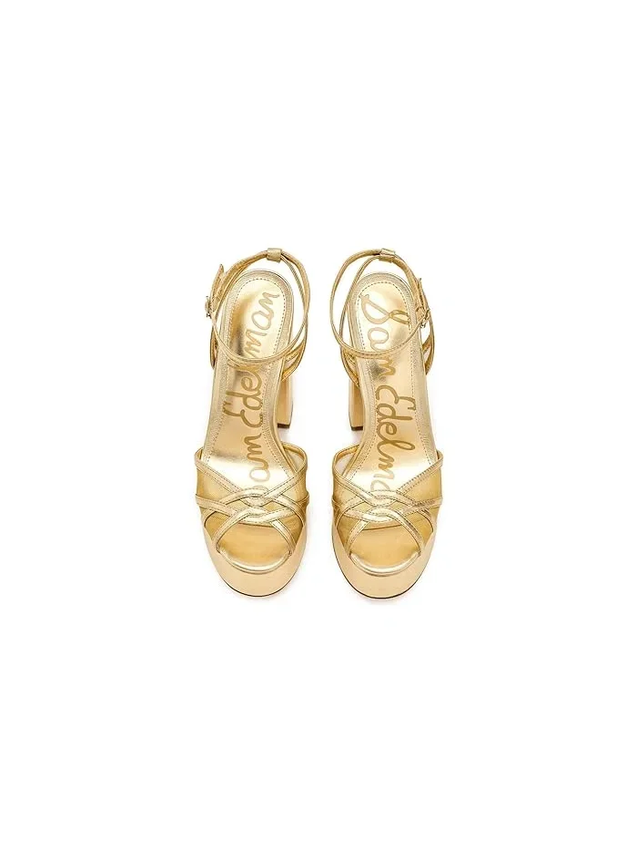 Босоножки на платформе Sandy Sam Edelman — изображение 2 из 4, золотистый