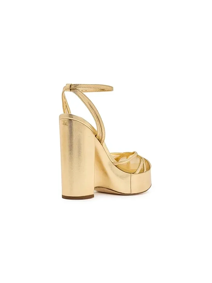 Босоножки на платформе Sandy Sam Edelman — изображение 3 из 4, золотистый