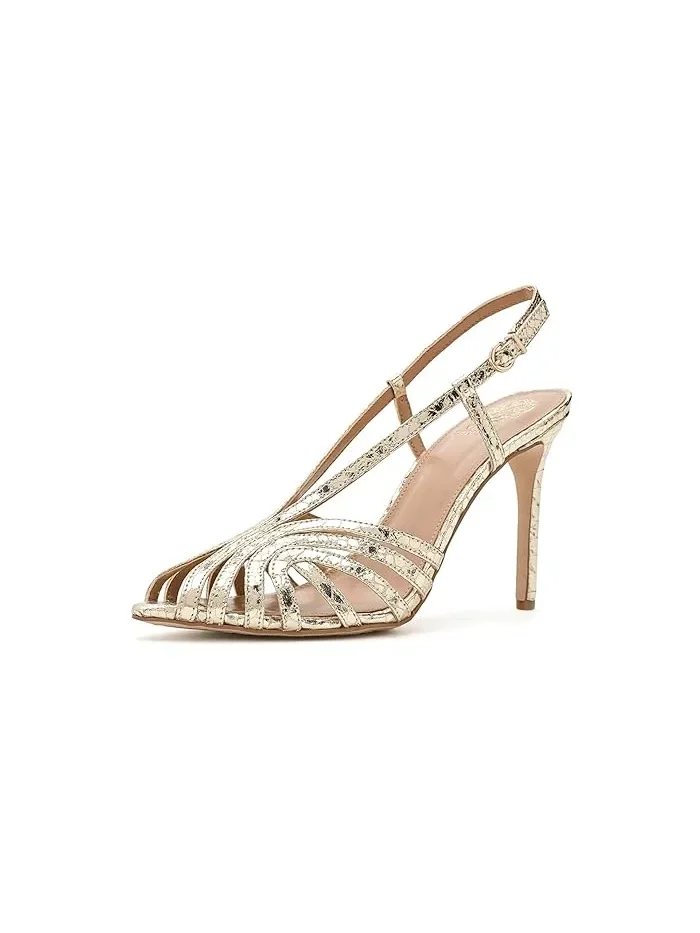 Босоножки на каблуке с открытым носком Hannie Vince Camuto