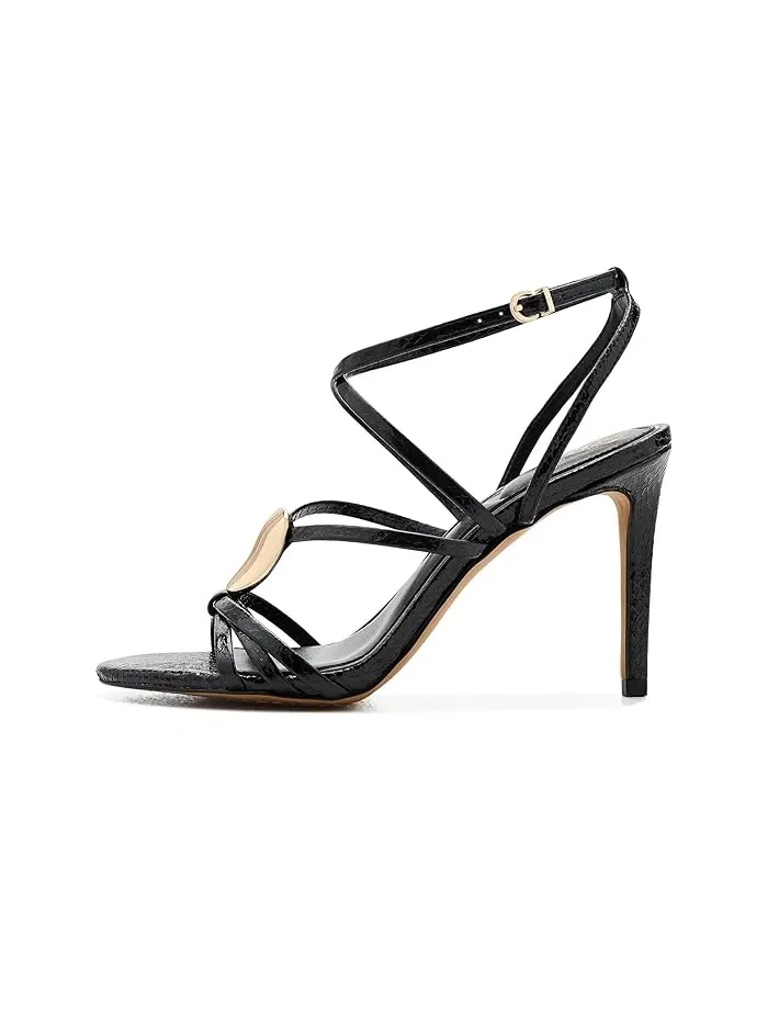 Босоножки на каблуке с ремешками Arlein Vince Camuto — изображение 4 из 4, черный