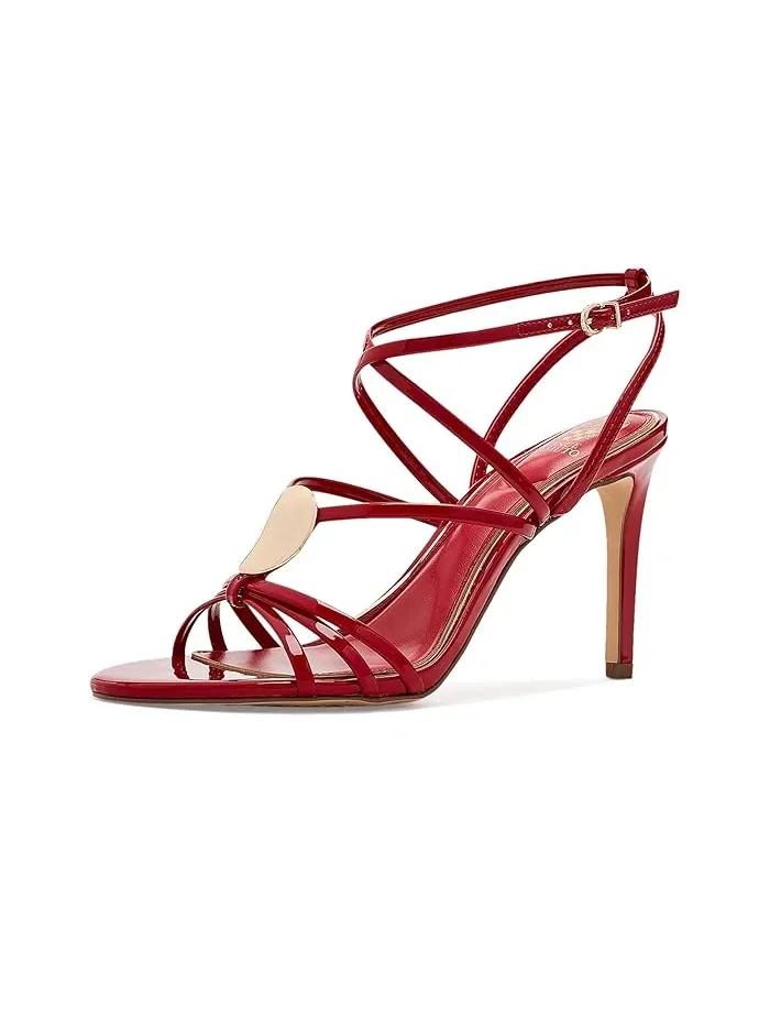 Босоножки на каблуке Arlein Vince Camuto — изображение 1 из 4, пламенной оранжевый
