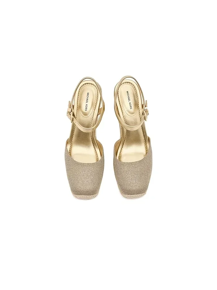 Босоножки на танкетке Kenzie MICHAEL Michael Kors — изображение 2 из 4, бледный золотистый