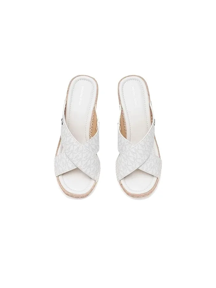 Босоножки на танкетке Kenzie MICHAEL Michael Kors — изображение 2 из 4, белый