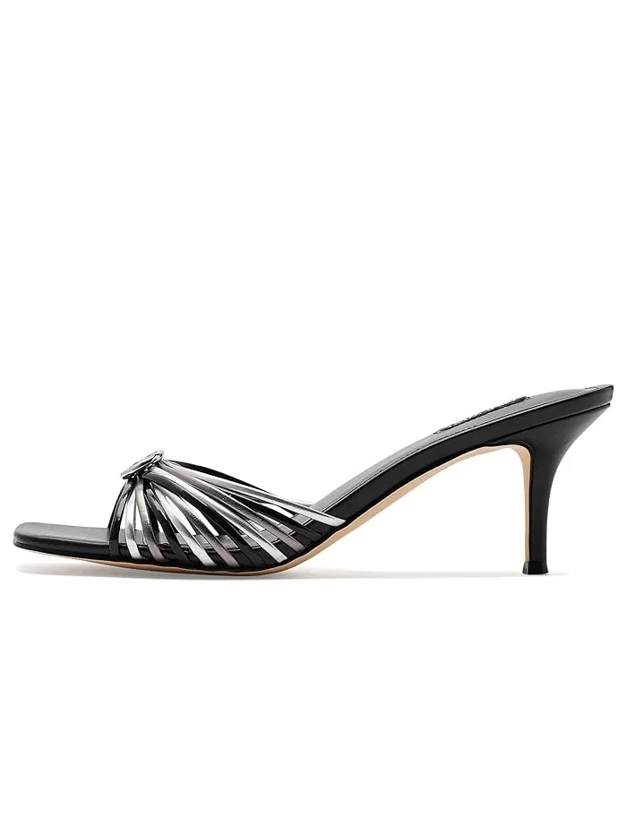 Туфли на каблуке Dumel Nine West — изображение 4 из 4, черный/серебристый