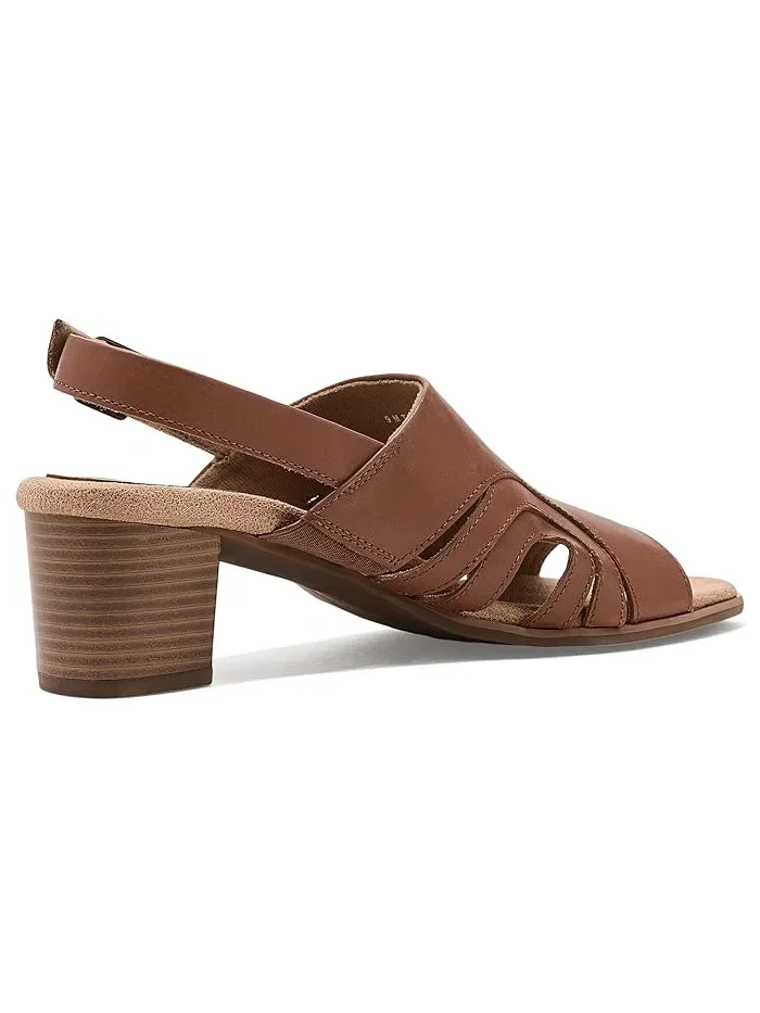 Босоножки на каблуке Mariam Trotters — изображение 3 из 4, коричневый
