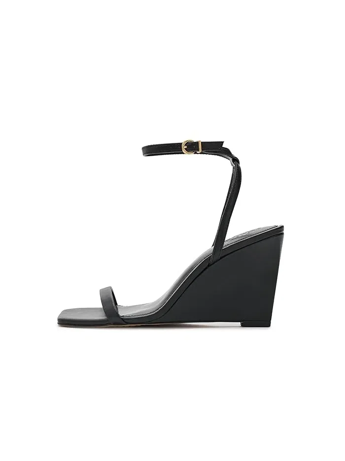 Босоножки на танкетке Ambee Vince Camuto — изображение 4 из 4, черный