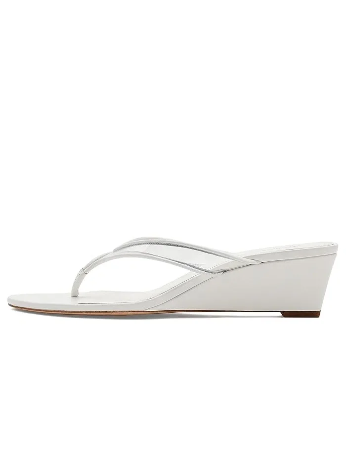 Босоножки на танкетке Clea Wedge Thong Veronica Beard — изображение 4 из 4, прозрачный