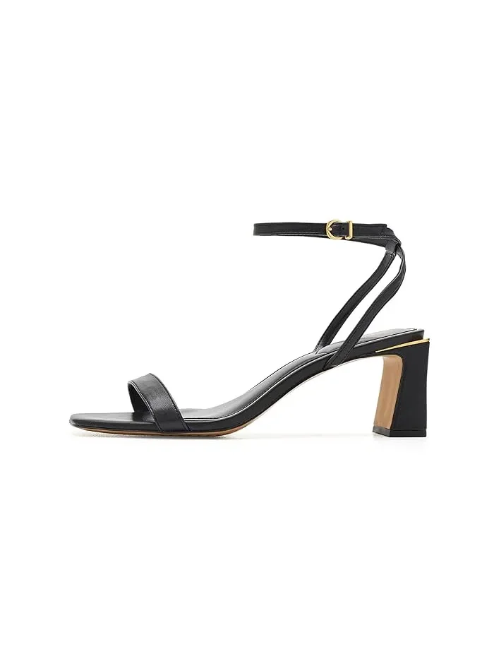 Босоножки на высоком каблуке с ремешком на щиколотке Hamda Vince Camuto — изображение 4 из 4, черный