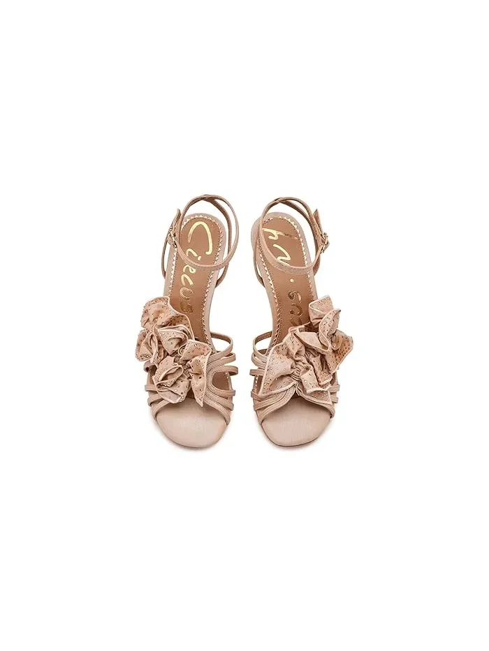 Туфли на каблуке с рюшами Lucille Circus NY by Sam Edelman — изображение 2 из 4, шампань