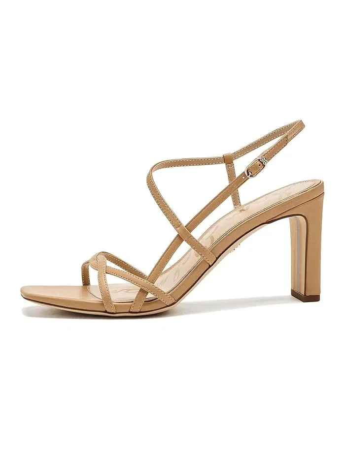 Туфли на каблуке с открытым мысом Elissa Sam Edelman — изображение 4 из 4, песочный