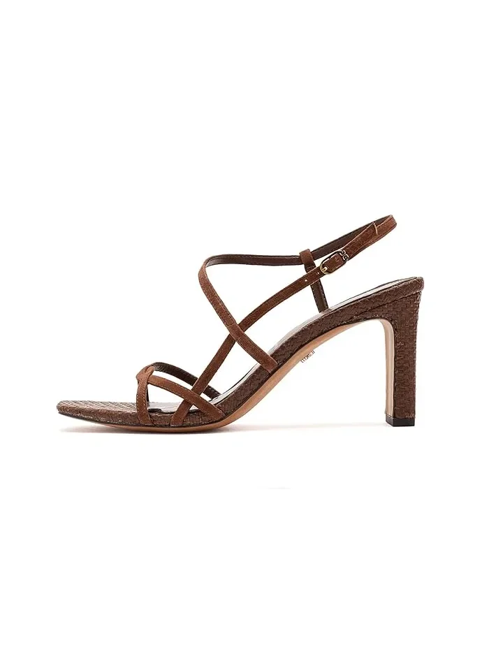 Туфли на каблуке с открытым носом модель Elissa Sam Edelman — изображение 4 из 4, оранжевый