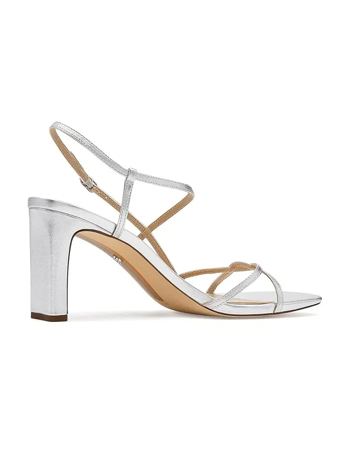Туфли на каблуке Elissa Sam Edelman — изображение 3 из 4, серебристый