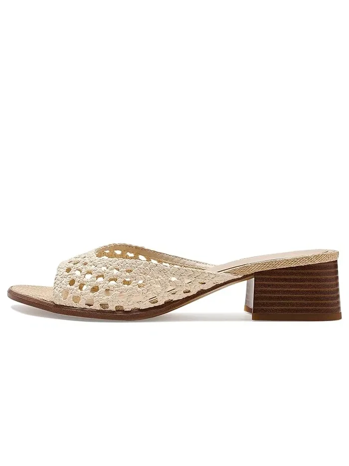 Босоножки на каблуке Fynn Sam Edelman — изображение 4 из 4, слоновая кость