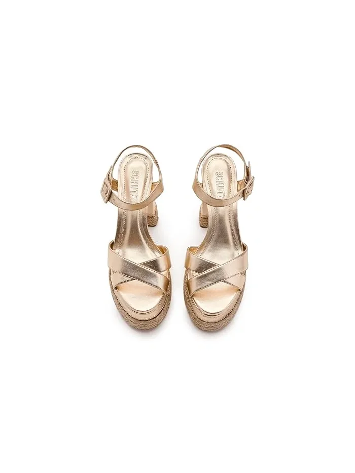 Босоножки на каблуке Hilda Rope High Schutz — изображение 2 из 4, платина