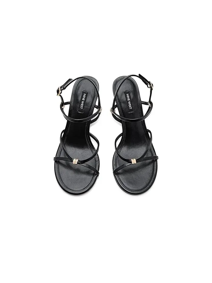 Босоножки на каблуке Devva Nine West — изображение 2 из 4, черный