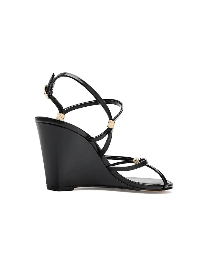 Босоножки на каблуке Devva Nine West — изображение 3 из 4, черный