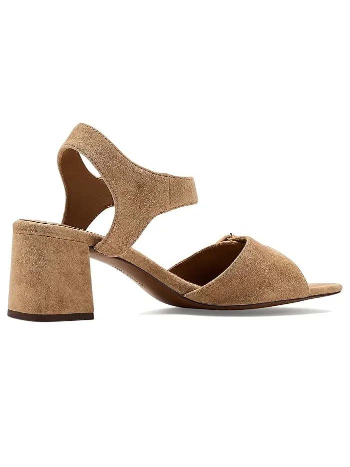 Босоножки на каблуке с ремешком Neeka Madewell — изображение 3 из 4, хаки