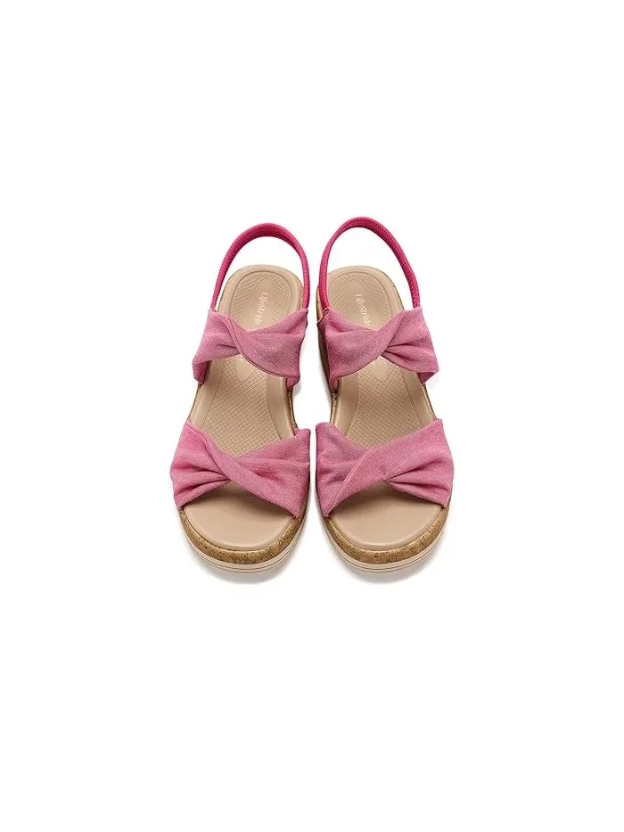 Босоножки на каблуке Riley Slingback Sandals LifeStride — изображение 2 из 4, розовый