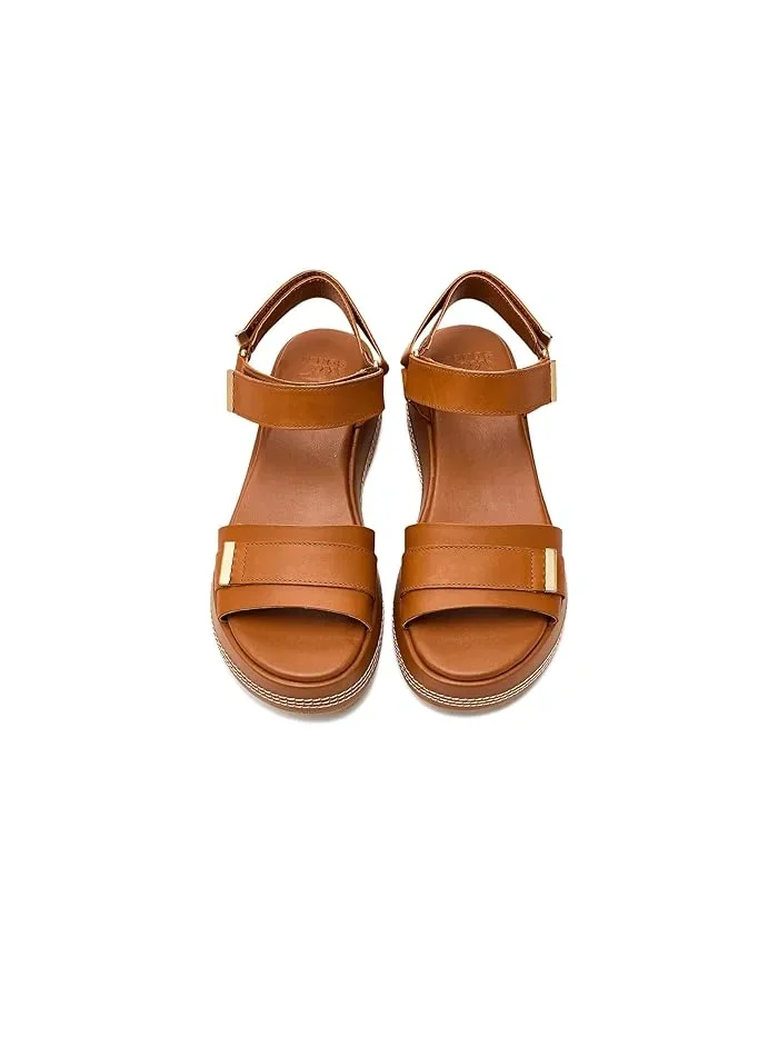 Босоножки на платформе Sunpeak Platform Y-strap SOREL — изображение 2 из 4, коричневый