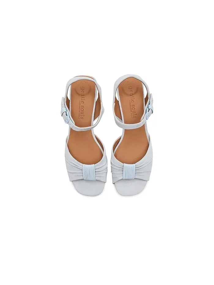 Туфли-лодочки на каблуке Sorae Gentle Souls by Kenneth Cole — изображение 2 из 4, синий