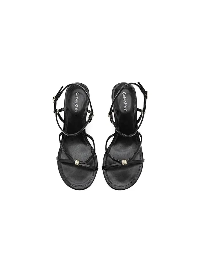 Босоножки на каблуке Deliney Calvin Klein — изображение 2 из 4, черный