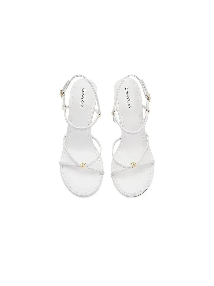 Босоножки на каблуке Deliney Calvin Klein — изображение 2 из 4, белый