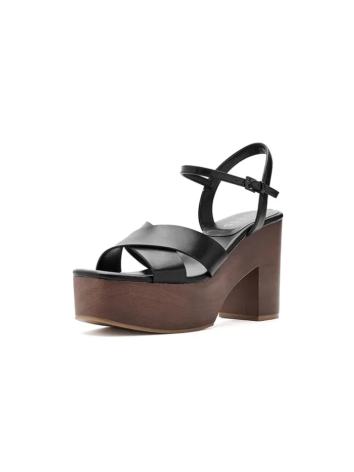 Босоножки на каблуке Qeelin GUESS