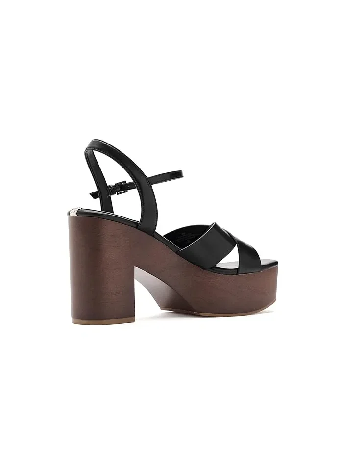 Босоножки на каблуке Qeelin GUESS — изображение 3 из 4, черный