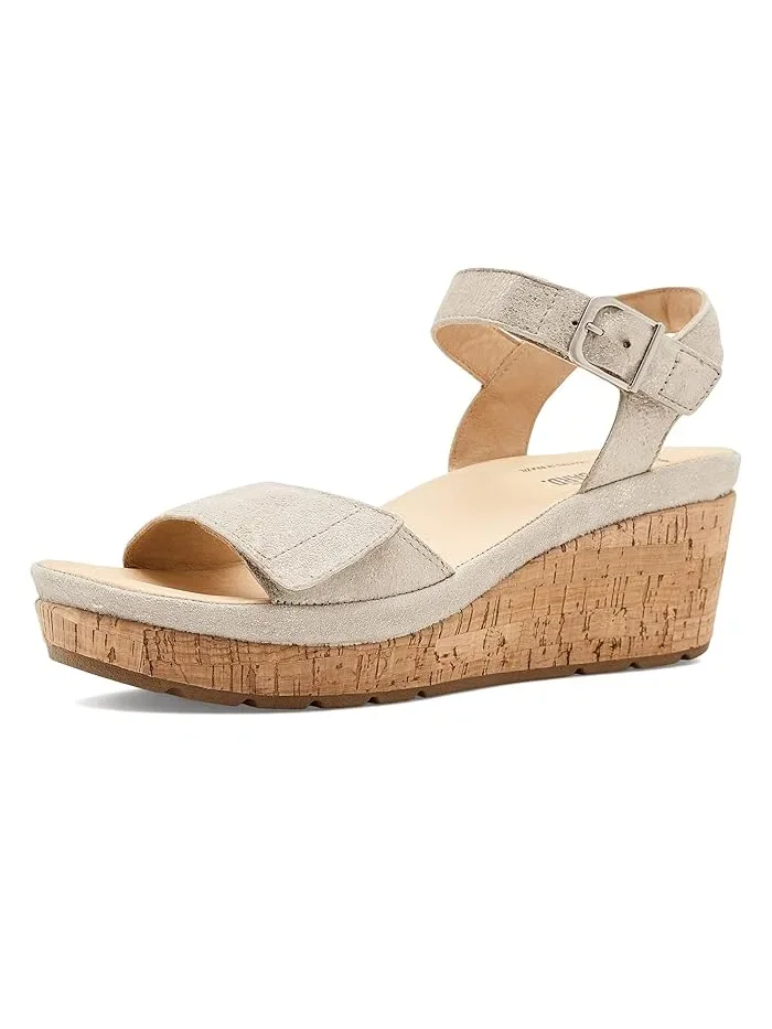Босоножки на танкетке Portola Two-Strap Wedge Samuel Hubbard
